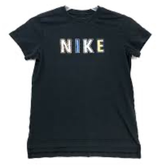 Nike chalk letters t-shirt, size girls large - Picture 1 of 5